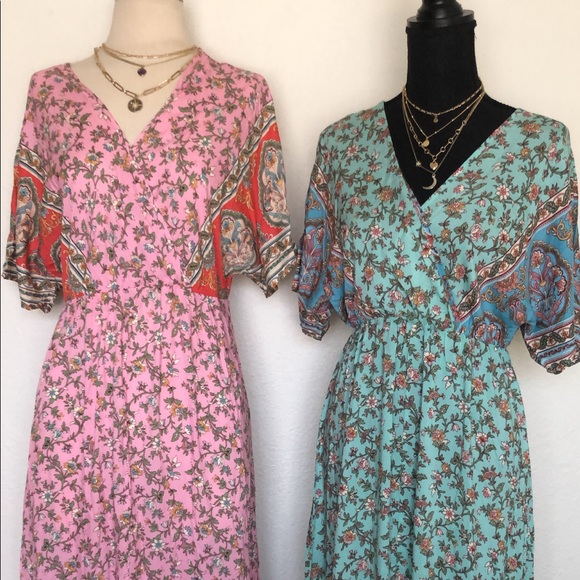 Bohemian high low maxi dress - Picture 3 of 4